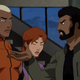 Black Lightning confronting Aquaman about what he’s discovered.